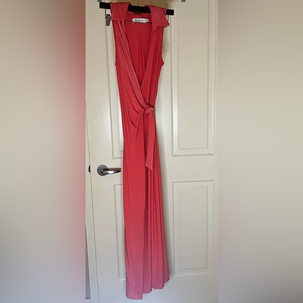 T-Bags Los Angeles Faux Wrap Maxi Dress L